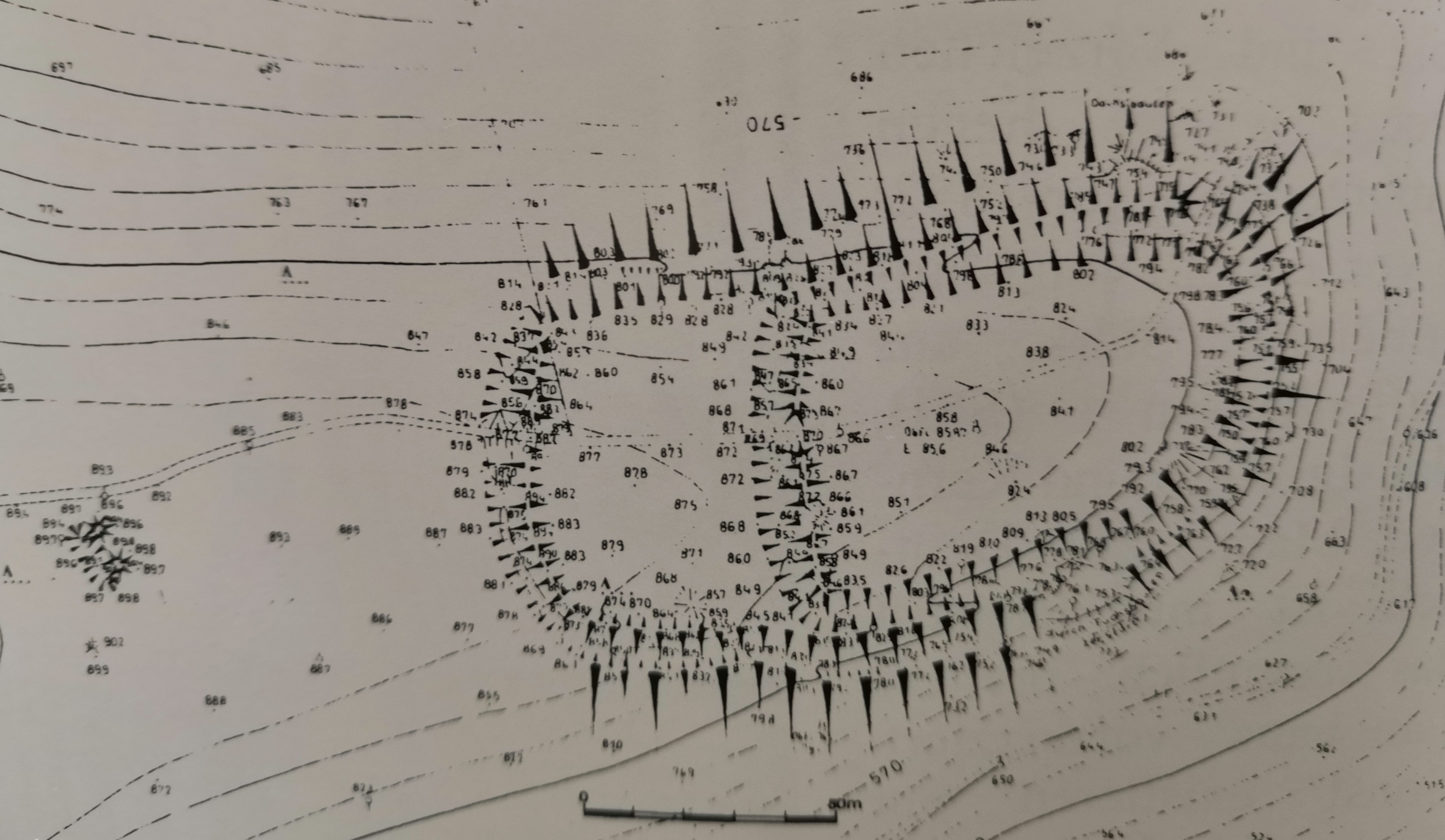 topographischer Plan